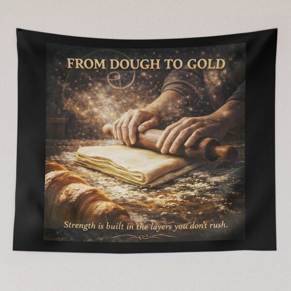 Item preview, From dough to gold croissants! designed and sold by BayouPrintz.