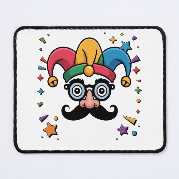 Item preview, April Fools Day Funny Disguise Glasses Nose Mustache designed and sold by QuiteOrbit.