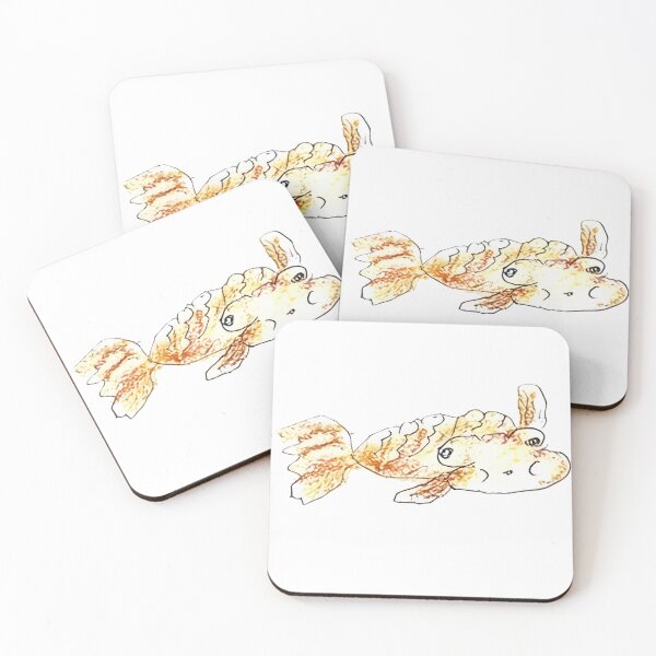 Item preview, Goldfish - pen drawing and Oil pastels designed and sold by ferjosei.