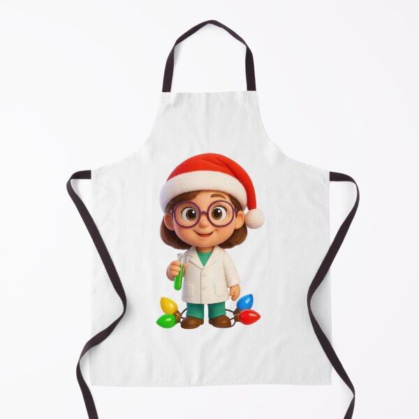 Item preview, Christmas Scientist Girl designed and sold by Sillytoe.