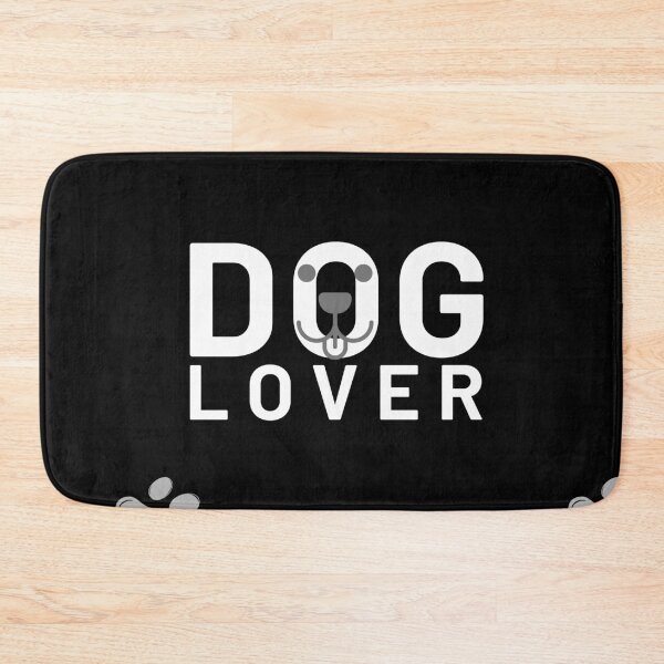 Item preview, Dog Lover Minimalist Black and White Paw Print Typography designed and sold by Timoniemma.