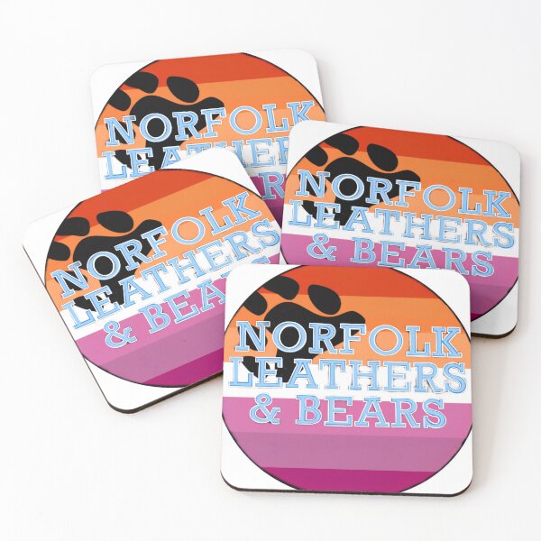 Item preview, Norfolk Leathers and Bears Logo with the Lesbian Bear Pride Flag Design  designed and sold by HJRex.