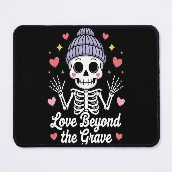 Item preview, Love Beyond The Grave Eternal Hearts And Smiles Halloween Romance designed and sold by CottonCandyPrin.