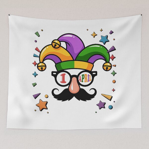 Item preview, Glasses Nose Mustache Funny April Fools Costume designed and sold by QuiteOrbit.
