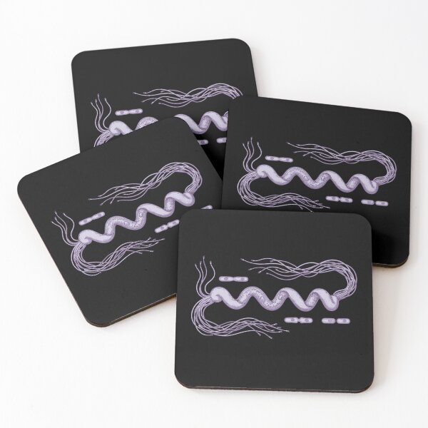 Item preview, Purple Spiral Bacterium Medical Illustration designed and sold by Bio Tech Art.