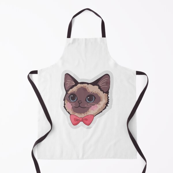 Item preview, Adorable Siamese Cat with Red Bowtie Sticker designed and sold by jrodriguep.