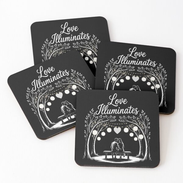 Item preview, Love Illuminates Shine Together Under Starlit Skies Romantic Evenings designed and sold by CottonCandyPrin.