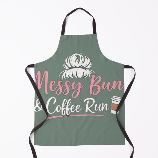 Item preview, Messy Bun And Coffee Run Cute Mom Life Shirt Funny Coffee Mom Gift designed and sold by ShoopingAn.