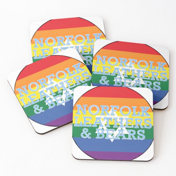 Item preview, Norfolk Leathers and Bears Logo with the Jewish Pride Flag  designed and sold by HJRex.