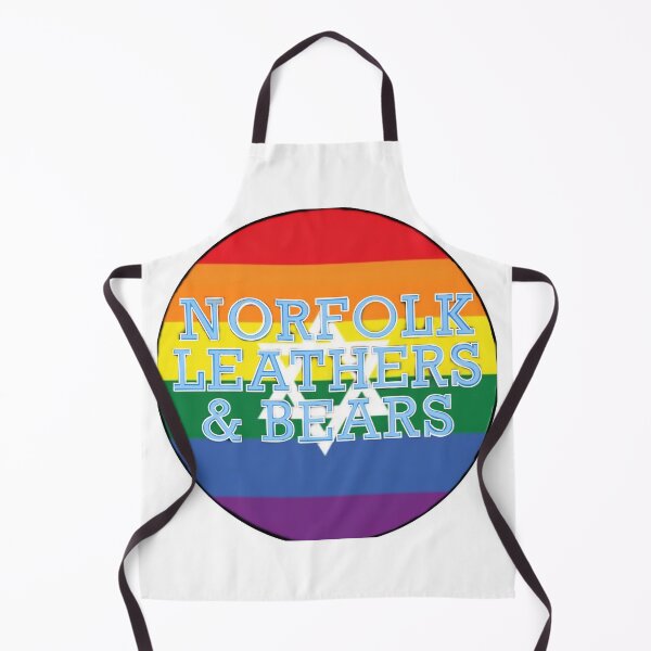 Item preview, Norfolk Leathers and Bears Logo with the Jewish Pride Flag designed and sold by HJRex.