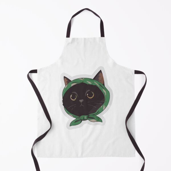 Item preview, Mysterious Black Cat with Green Babushka Hood Sticker designed and sold by jrodriguep.