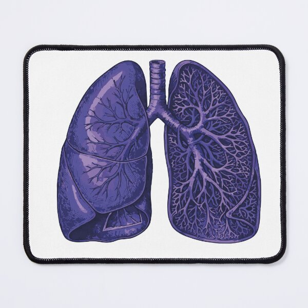 Item preview, Anatomical Illustration of the Lungs and the Respiratory System designed and sold by Bio Tech Art.