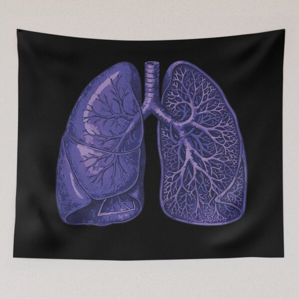 Item preview, Anatomical Illustration of the Lungs and the Respiratory System designed and sold by Bio Tech Art.