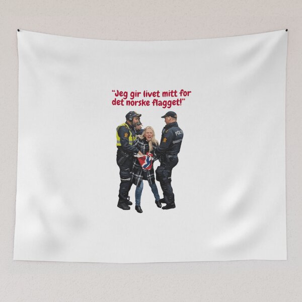 Item preview, Jeg Gir Livet Mitt For Det Norske Flagget  designed and sold by VictorHChung.