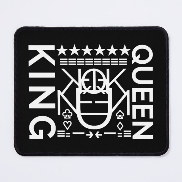 Item preview, B&W KING QUEEN cards logo. designed and sold by Giulivo Store Graphic.