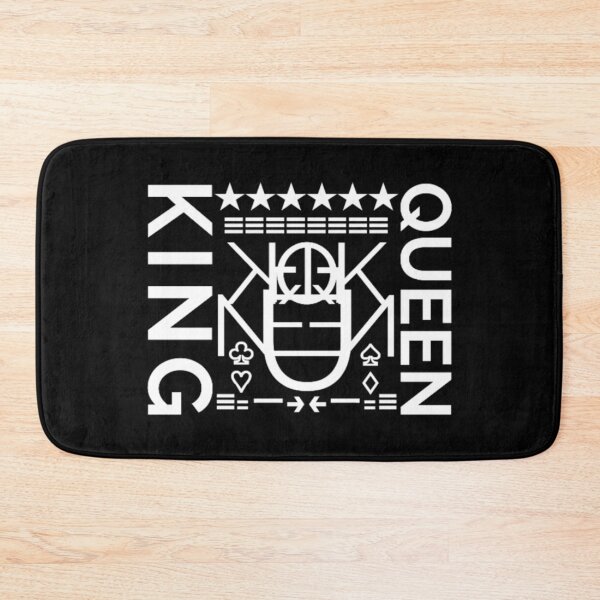 Item preview, B&W KING QUEEN cards logo. designed and sold by Giulivo Store Graphic.