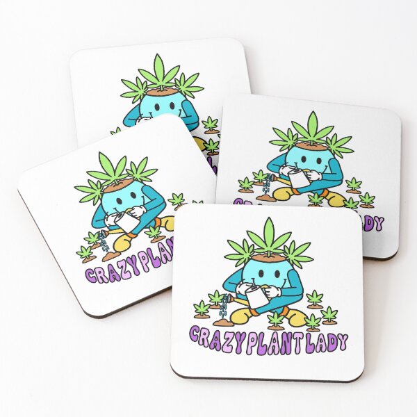 Item preview, Crazy Plant Lady Cannabis Weed Grower Stoner Gift designed and sold by MycoMindsMedia.