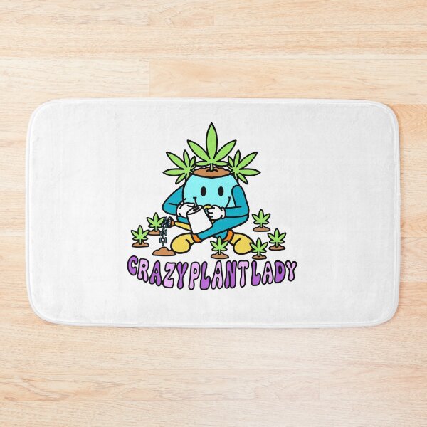 Item preview, Crazy Plant Lady Cannabis Weed Grower Stoner Gift designed and sold by MycoMindsMedia.