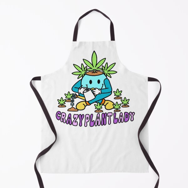 Item preview, Crazy Plant Lady Cannabis Weed Grower Stoner Gift designed and sold by MycoMindsMedia.