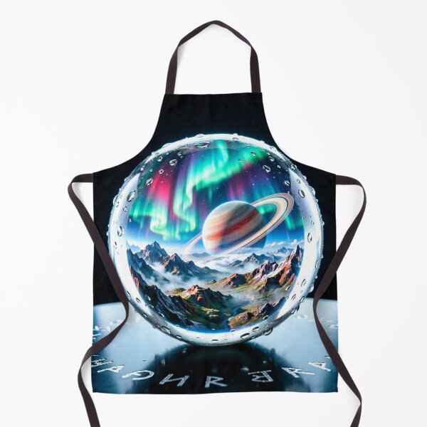 Item preview, Crystal Ball Cosmic Portal Aurora Landscape Art designed and sold by MystArt1.