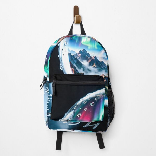 Item preview, Crystal Ball Cosmic Portal Aurora Landscape Art designed and sold by MystArt1.