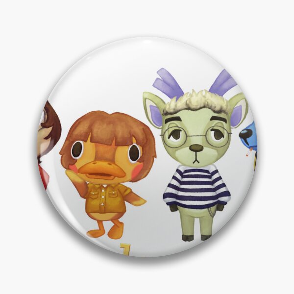 Item preview, Sloan as animal crossing villagers designed and sold by shitandpissworldtour.
