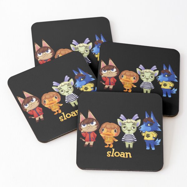 Item preview, Sloan as animal crossing villagers designed and sold by shitandpissworldtour.