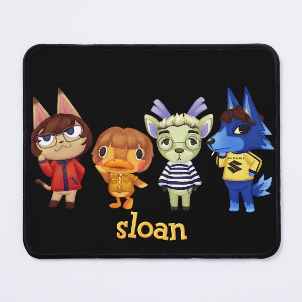Item preview, Sloan as animal crossing villagers designed and sold by shitandpissworldtour.