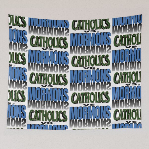 Item preview, Catholics Vs. Mormons Retro 1992 Football Game designed and sold by darklordpug.
