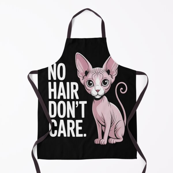 Item preview, No Hair Don't Care Sphynx Cat designed and sold by HaiharryCartoon.