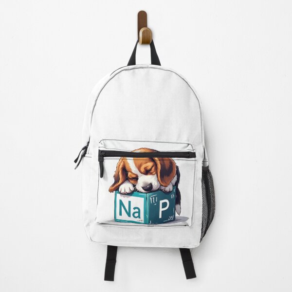 Item preview, Nap Chemistry Pun Beagle – Periodic Table Science Humor designed and sold by owi-art.