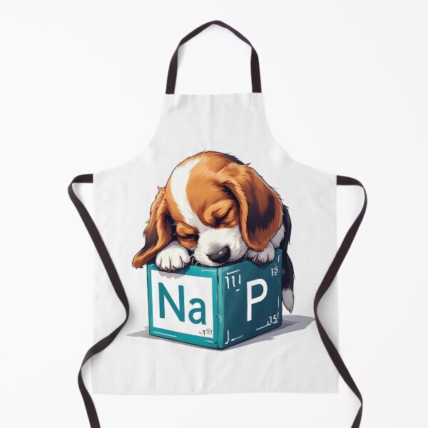 Item preview, Nap Chemistry Pun Beagle – Periodic Table Science Humor designed and sold by owi-art.