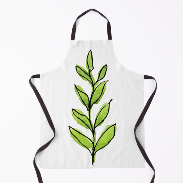 Item preview, Delicate Leaf II, Green Minimalist Modern Watercolor Sketch  designed and sold by SWSandraWechner.