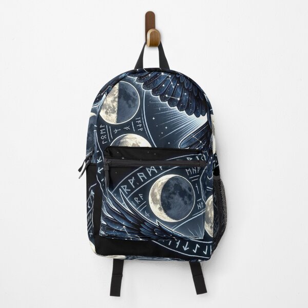 Item preview, Lunar Raven Moon Phases Constellation Wings Art designed and sold by MystArt1.