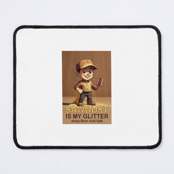 Item preview, Sawdust Is My Glitter designed and sold by WoodYouBelieve.