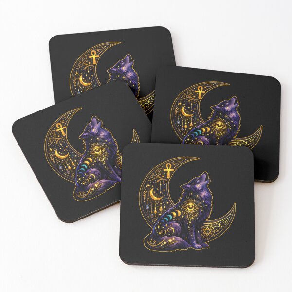 Item preview, Occult Wolf Moon Design designed and sold by CyrilloArt.