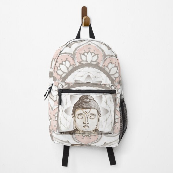 Item preview, Buddha Padma Watercolor - Earth Earth - Earth Coral Dove Halo designed and sold by Irene Estelle.