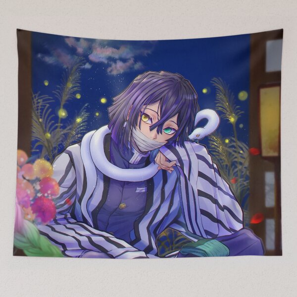 Item preview, Obanai Iguro Demon Slayer Moonlit Festival Serpent designed and sold by TanglenRabbit.