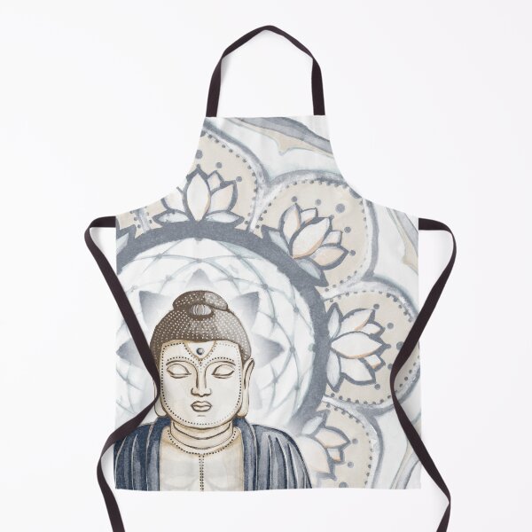 Item preview, Buddha Padma Watercolor - Dusk Earth - Dusk Dove Peacock Halo designed and sold by Irene Estelle.