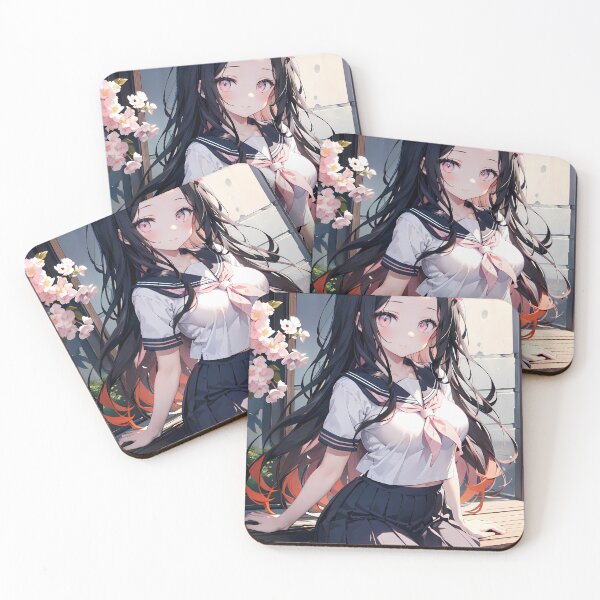 Item preview, Nezuko Kamado Demon Slayer Flower Crown Soft Sakura Glow designed and sold by TanglenRabbit.