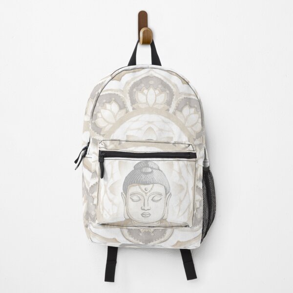 Item preview, Buddha Padma Watercolor - Dove Fog - Dove Earth Fawn Halo designed and sold by Irene Estelle.