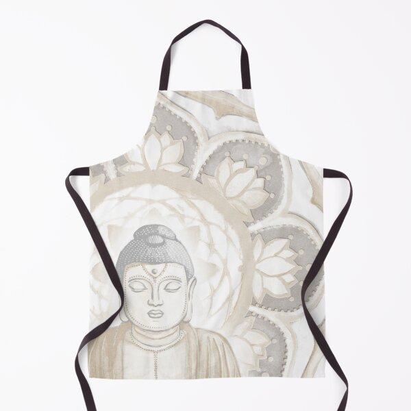 Item preview, Buddha Padma Watercolor - Dove Fog - Dove Earth Fawn Halo designed and sold by Irene Estelle.