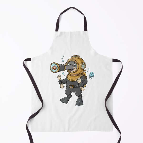 Item preview, Platypus Steampunk Deep Sea Diver designed and sold by rchabnb.
