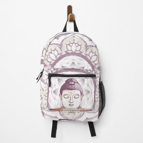 Item preview, Buddha Padma Watercolor - Coral Beet - Beet Dove Rose Halo designed and sold by Irene Estelle.