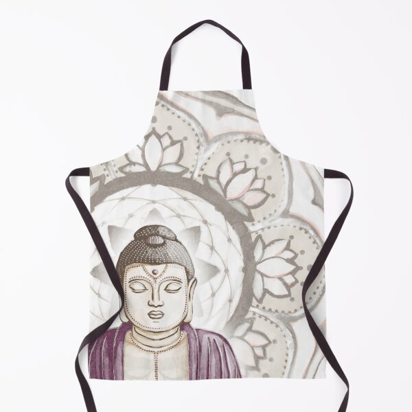 Item preview, Buddha Padma Watercolor - Beet Earth - Earth Dove Coral Halo designed and sold by Irene Estelle.