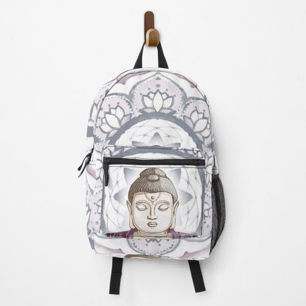 Item preview, Buddha Padma Watercolor - Beet Earth - Dusk Dust Beet Halo designed and sold by Irene Estelle.
