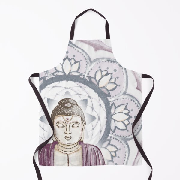 Item preview, Buddha Padma Watercolor - Beet Earth - Dusk Dust Beet Halo designed and sold by Irene Estelle.