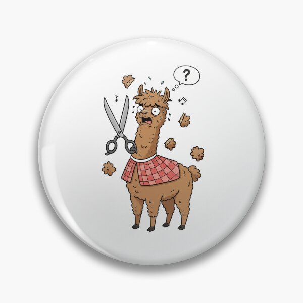 Item preview, Confused Alpaca Getting a Haircut designed and sold by rchabnb.
