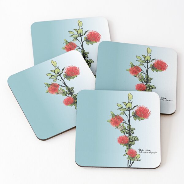 Item preview, Hawaii Native Red Ohia Lehua Plant designed and sold by Handwritten Aloha.