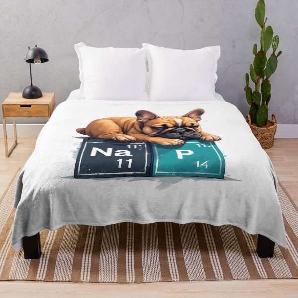 Item preview, Nap Chemistry Pun Pug – Periodic Table Science Humor designed and sold by owi-art.